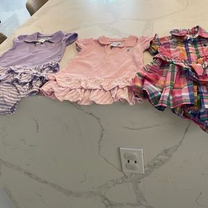 3 Beautiful Ralph Lauren Baby Dresses. Almost New.  $50 for 3 or $20 each one